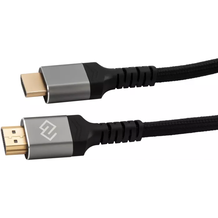 Кабель аудио-видео Digma HDMI (m)/HDMI (m) 1.5м. феррит.кольца позолоч.конт. черный (D-HDMI-2FF-V2.1-1.5M)