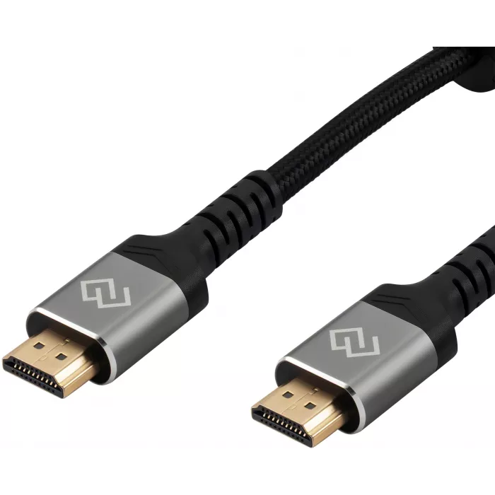 Кабель аудио-видео Digma HDMI (m)/HDMI (m) 1.5м. феррит.кольца позолоч.конт. черный (D-HDMI-2FF-V2.1-1.5M)