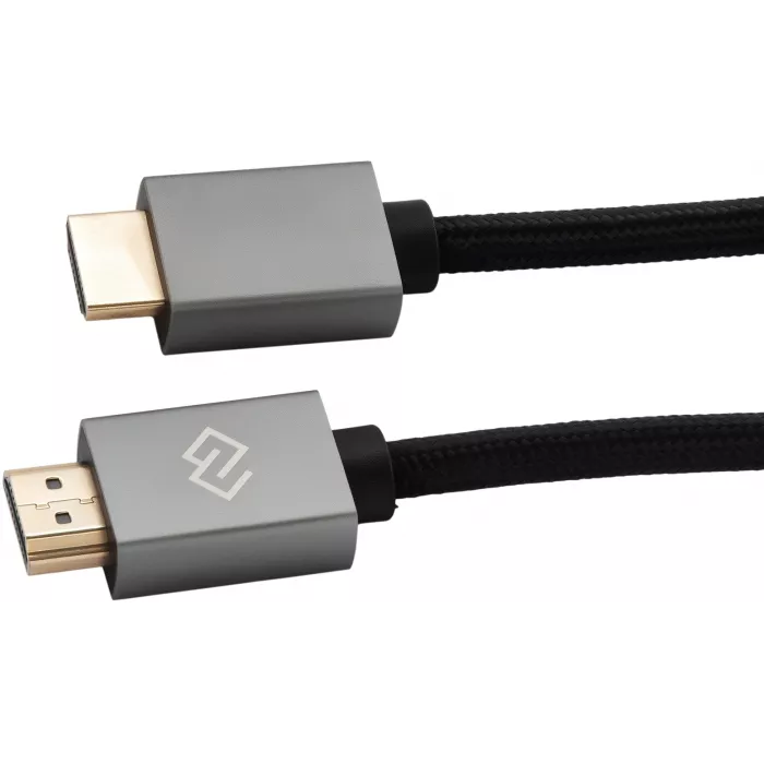 Кабель аудио-видео Digma HDMI (m)/HDMI (m) 1.5м. феррит.кольца позолоч.конт. черный (D-HDMI-2FF-V2.0-1.5M)