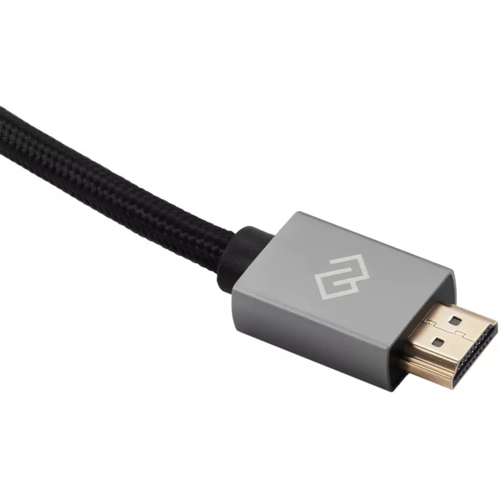 Кабель аудио-видео Digma HDMI (m)/HDMI (m) 3м. феррит.кольца позолоч.конт. черный (D-HDMI-2FF-V2.0-3M)