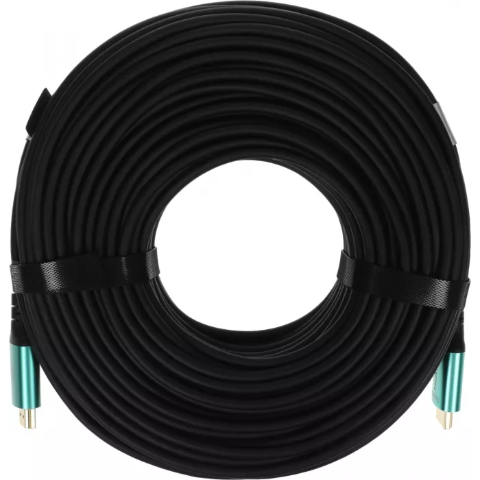 Кабель аудио-видео Cactus CS-HDMI-AOC-2.1-70 HDMI (m)/HDMI (m) 70м. позолоч.конт. черный
