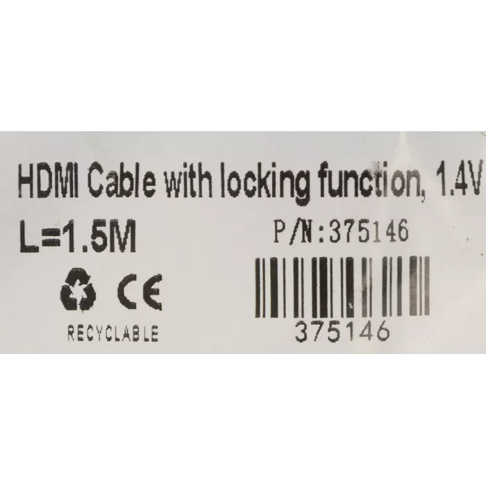 Кабель аудио-видео Buro HDMI 1.4 HDMI (m)/HDMI (m) 1.5м. позолоч.конт. черный (BHP1.5M)