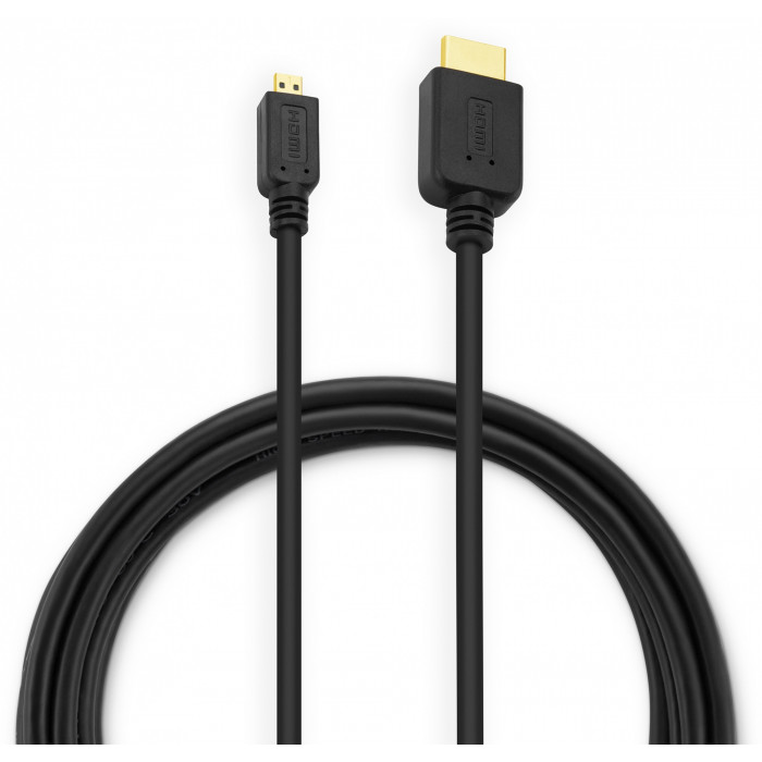 Кабель аудио-видео Buro HDMI 1.4 HDMI (m)/Micro HDMI (m) 3м. черный (MICROHDMI-3M)