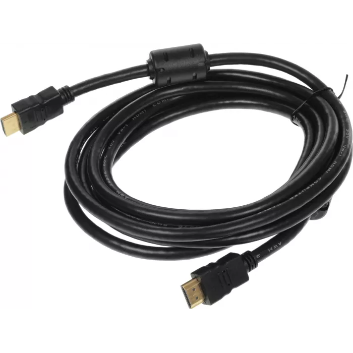Кабель аудио-видео Ningbo HDMI (m)/HDMI (m) 3м. феррит.кольца позолоч.конт. черный (HDMI-3M-MG(VER1.4))