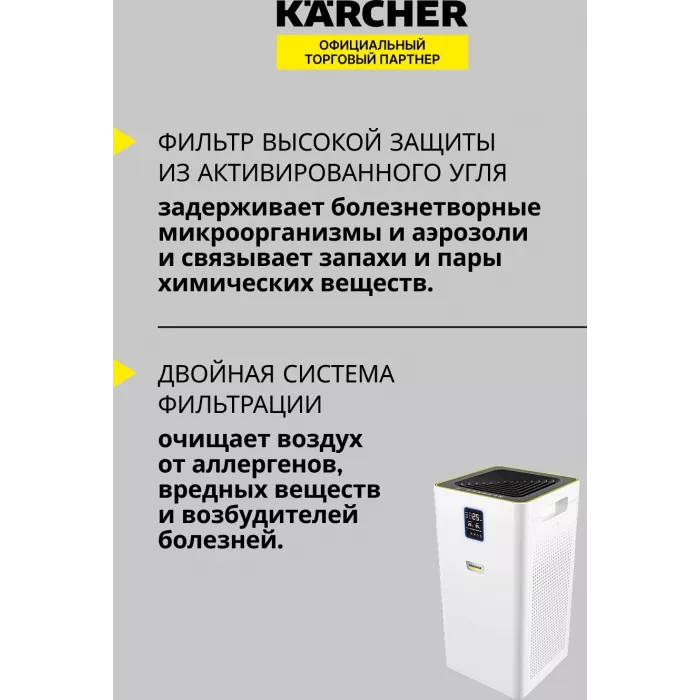 Воздухоочиститель Karcher AF 50 50Вт белый (1.024-822.0)