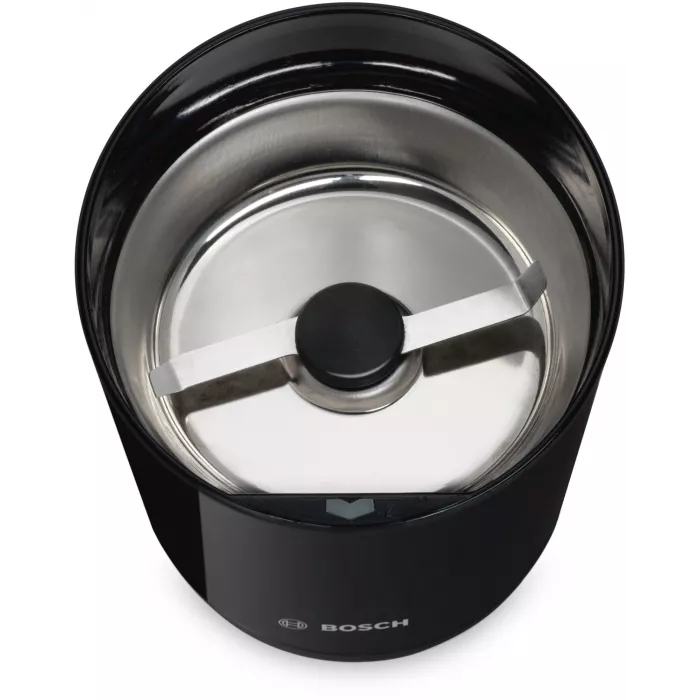 Кофемолка Bosch TSM6A013B 180Вт сист.помол.:ротац.нож вместим.:75гр черный