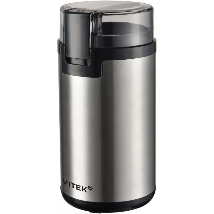 Кофемолка Vitek Gracia VT-CG1540 400Вт сист.помол.:ротац.нож вместим.:80гр стальной