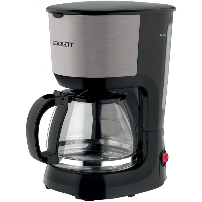 Кофеварка капельная Scarlett SC-CM33011 750Вт черный/стальной