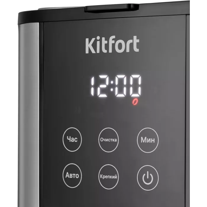 Кофеварка капельная Kitfort КТ-7222 1000Вт нержавеющая сталь/черный