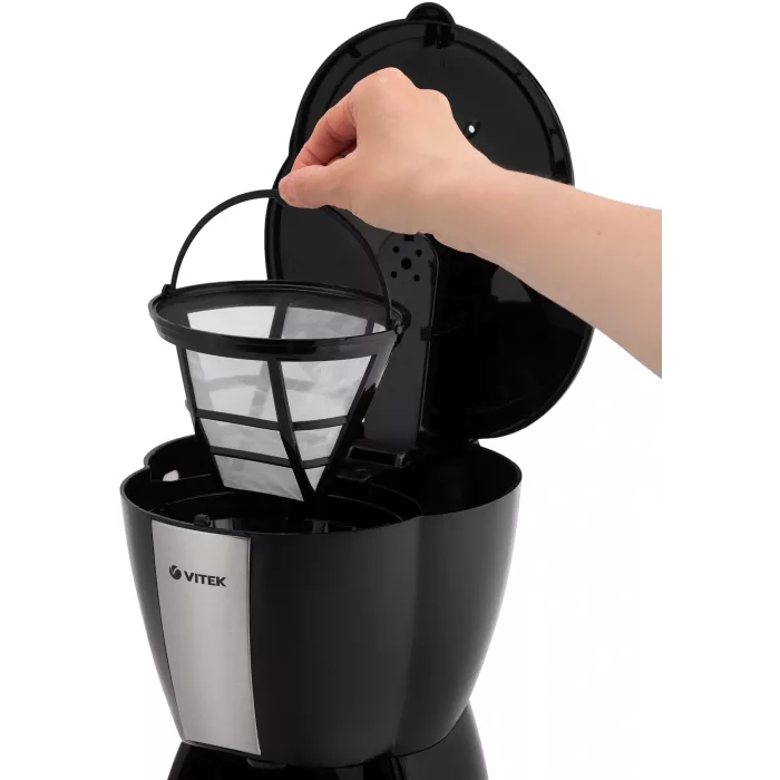Кофеварка капельная Vitek VT-1503 BK 900Вт черный