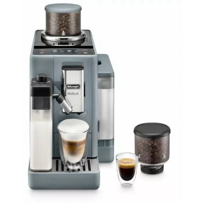 Кофемашина Delonghi Rivelia EXAM440.55.G 1450Вт серый