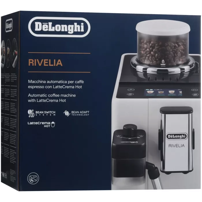 Кофемашина Delonghi Rivelia EXAM440.55.G 1450Вт серый