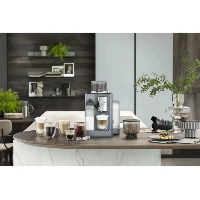 Кофемашина Delonghi Rivelia EXAM440.55.G 1450Вт серый