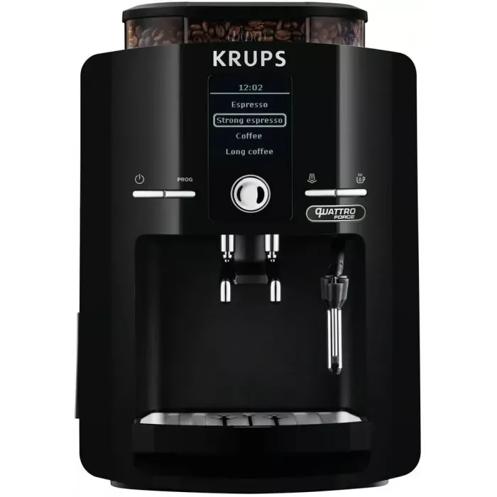 Кофемашина Krups Espresseria EA82F010 1450Вт черный/нержавеющая сталь