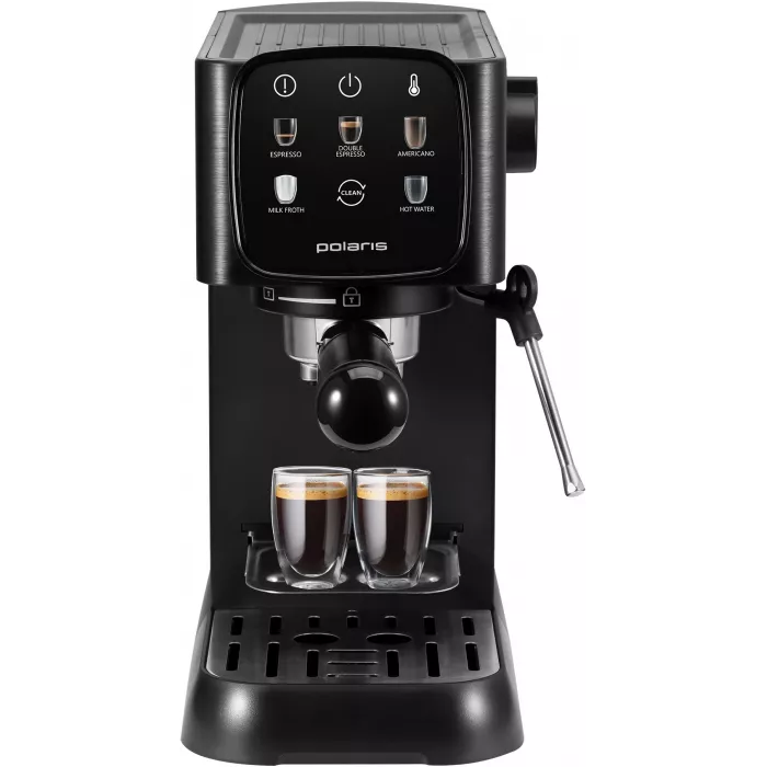 Кофеварка рожковая Polaris PCM 1551E Adore Crema 1500Вт черный