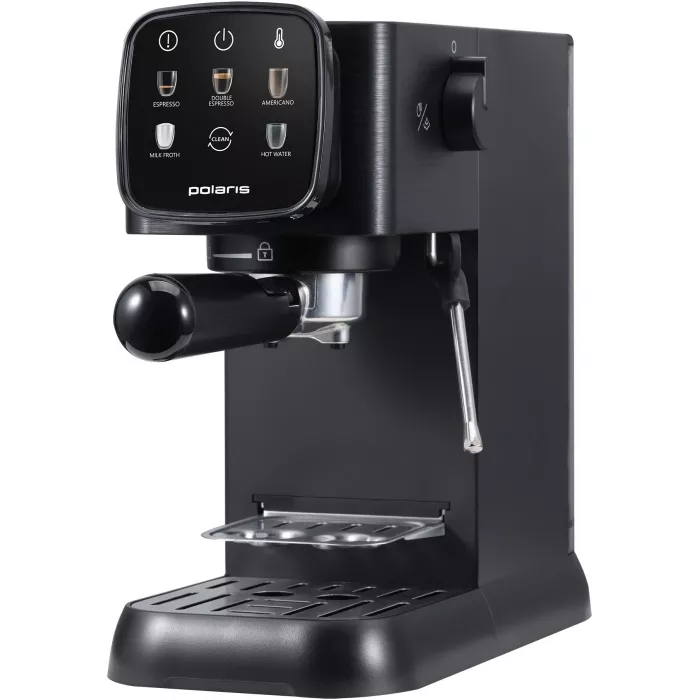 Кофеварка рожковая Polaris PCM 1551E Adore Crema 1500Вт черный