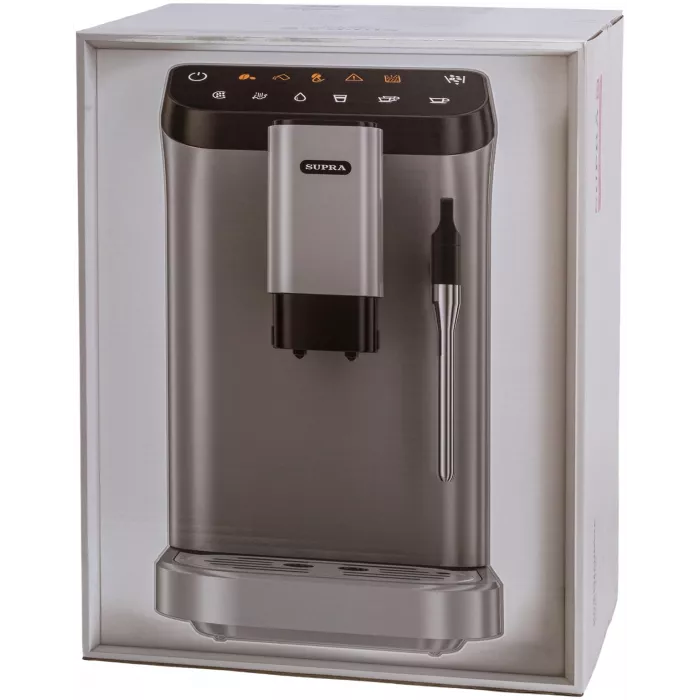 Кофемашина Supra CMS-3700 1350Вт серебристый
