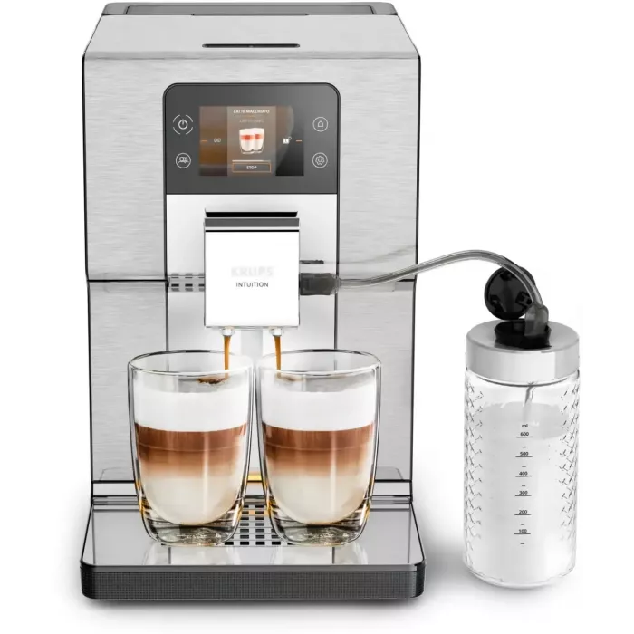 Кофемашина Krups Essential EA877D10 1550Вт черный/нержавеющая сталь