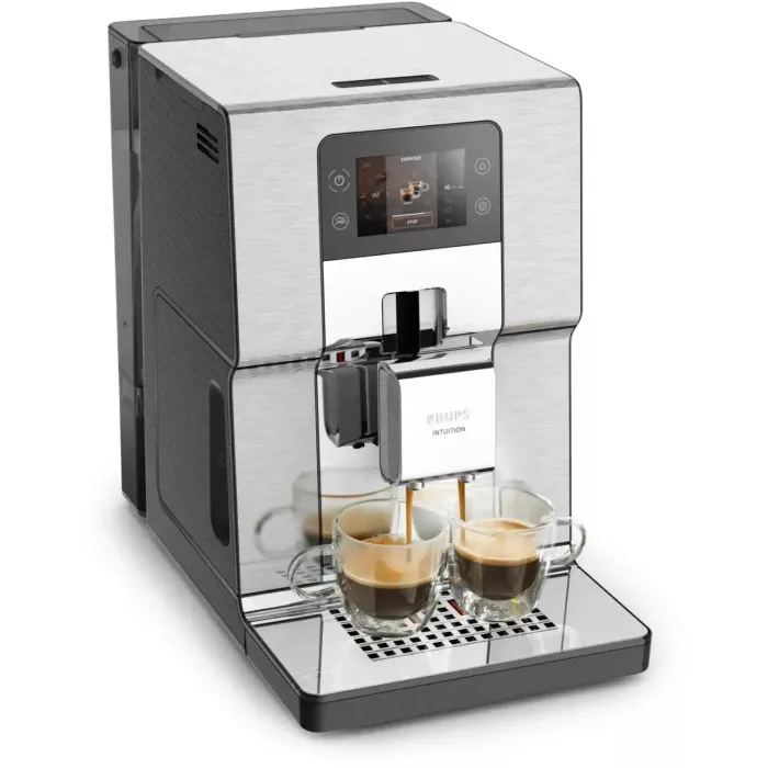 Кофемашина Krups Essential EA877D10 1550Вт черный/нержавеющая сталь