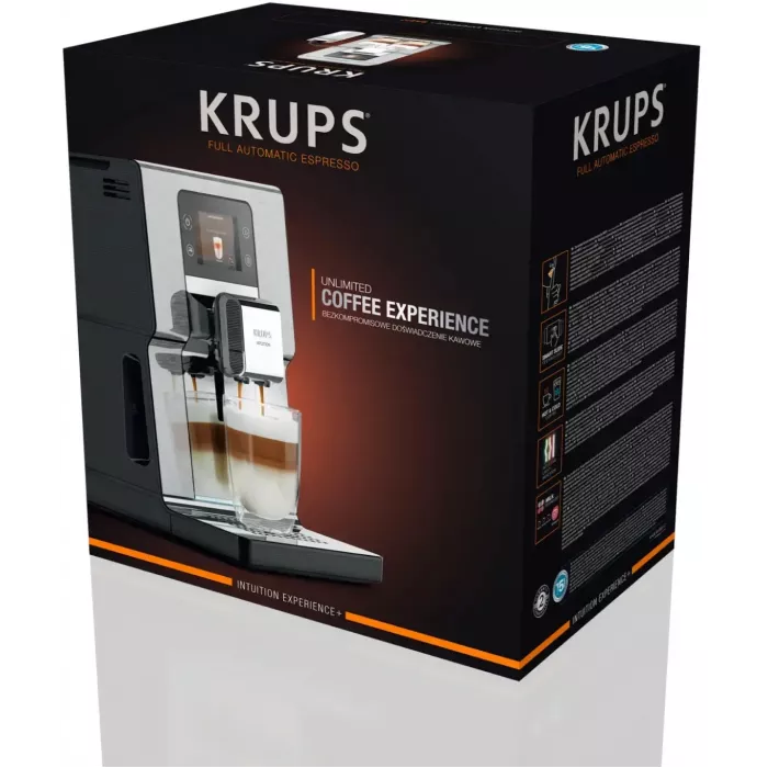 Кофемашина Krups Essential EA877D10 1550Вт черный/нержавеющая сталь
