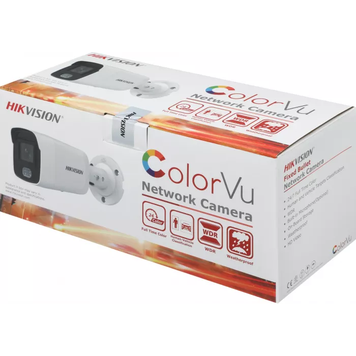 Камера видеонаблюдения IP Hikvision DS-2CD2047G2-LU(C)(2.8mm) 2.8-2.8мм цв. корп.:белый