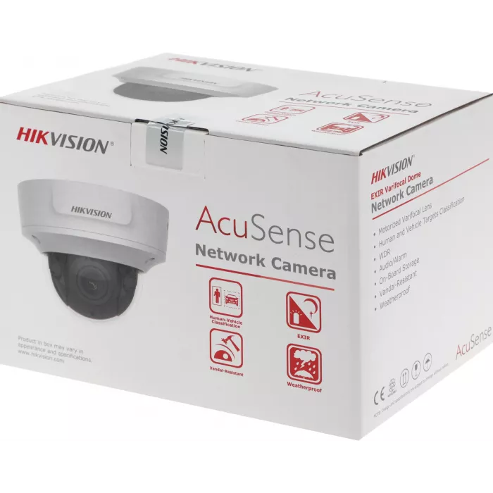 Камера видеонаблюдения IP Hikvision DS-2CD2723G2-IZS(2.8-12mm)(D) 2.8-12мм цв. корп.:белый