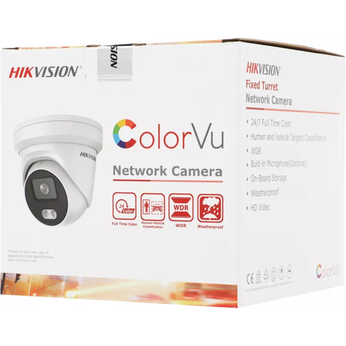 Камера видеонаблюдения IP Hikvision DS-2CD2347G2-LU(C)(2.8mm) 2.8-2.8мм цв. корп.:белый