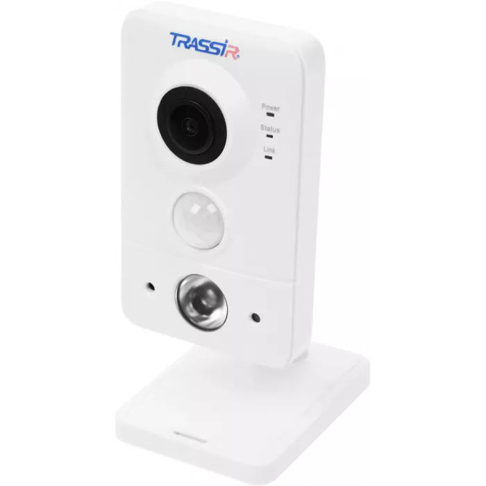 Камера видеонаблюдения IP Trassir TR-D7151IR1 1.4-1.4мм цв. корп.:белый
