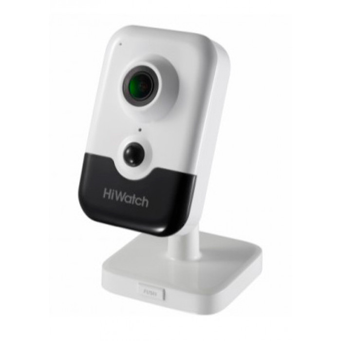 Камера видеонаблюдения IP HiWatch DS-I214W(C)(4mm) Wi-Fi 4-4мм цв. корп.:белый