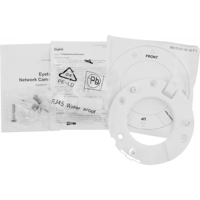 Камера видеонаблюдения IP Dahua DH-IPC-HDW1239VP-A-IL-0360B 3.6-3.6мм цв. корп.:белый