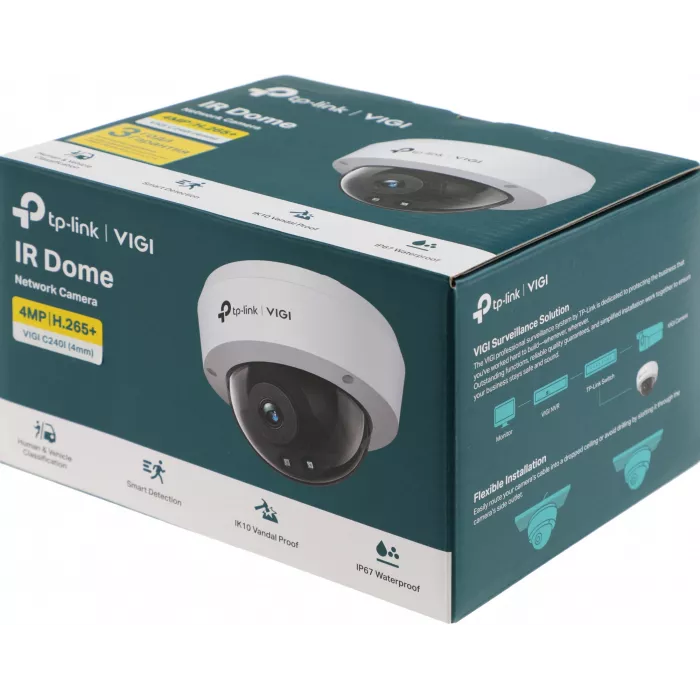Камера видеонаблюдения IP TP-Link Vigi C240I 4-4мм цв. корп.:белый/черный (VIGI C240I(4MM))