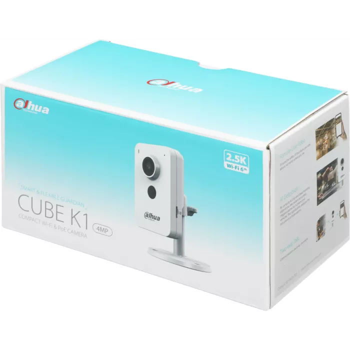 Камера видеонаблюдения IP Dahua DH-IPC-C4KP-P-0280B Wi-Fi 2.8-2.8мм цв. корп.:белый (DH-C4K-P)