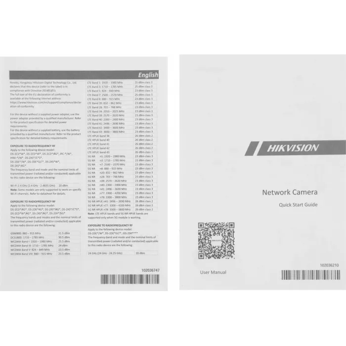 Камера видеонаблюдения IP Hikvision DS-2CD2443G2-IW(2.8MM)(W) Wi-Fi 2.8-2.8мм цв. корп.:белый/черный