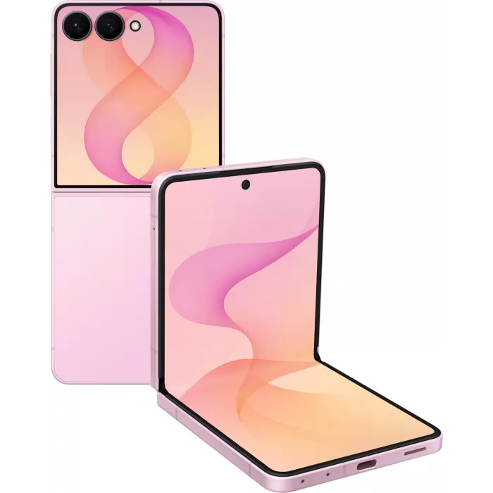 Смартфон Samsung SM-F776B Galaxy Z Flip 8 256Gb 12Gb розовый раскладной 3G 4G 1Sim 6.9" 1080x2520 Android 17 50Mpix 802.11 a/b/g/n/ac/ax/be NFC GPS Protect
