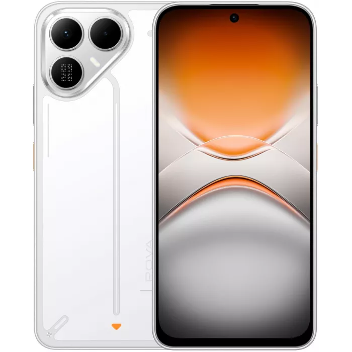 Смартфон Tecno Pova 8 5G 128Gb 8Gb белый моноблок 3G 4G 2Sim 6.76" 1080x2344 Android 16 50Mpix 802.11 a/b/g/n/ac NFC GPS GSM900/1800 Protect