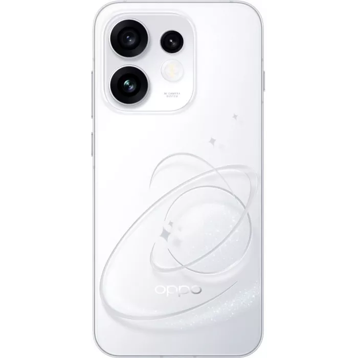 Смартфон Oppo CPH2865 Reno16 5G 256Gb 12Gb белый моноблок 3G 4G 2Sim 6.32" 1216x2640 Android 16 50Mpix 802.11 a/b/g/n/ac/ax NFC GPS Protect