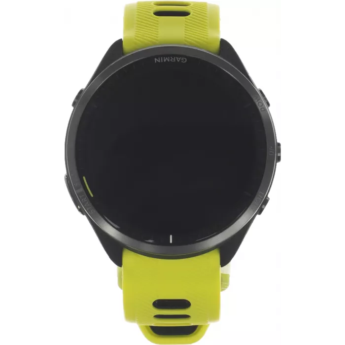 Смарт-часы Garmin Forerunner 965 47мм 1.4" AMOLED корп.черный рем.черный/желтый разм.брасл.:135-205мм (010-02809-12)