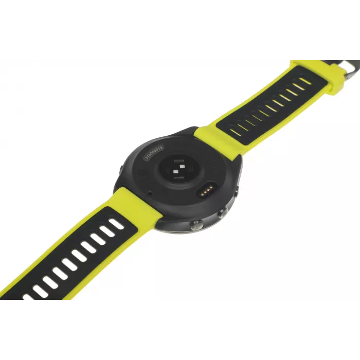 Смарт-часы Garmin Forerunner 965 47мм 1.4" AMOLED корп.черный рем.черный/желтый разм.брасл.:135-205мм (010-02809-12)