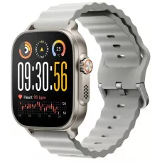 Смарт-часы Realme Watch 5 22мм 1.97" AMOLED корп.серебристый рем.серебристый разм.брасл.:160-230мм (RMW2501)