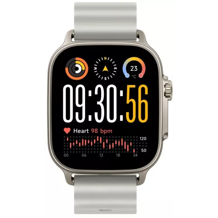 Смарт-часы Realme Watch 5 22мм 1.97" AMOLED корп.серебристый рем.серебристый разм.брасл.:160-230мм (RMW2501)