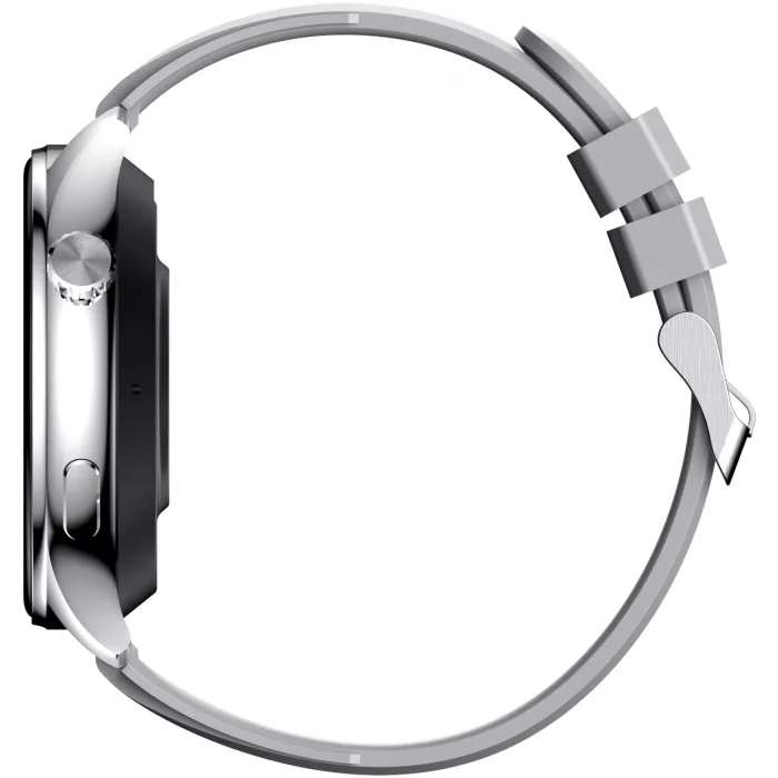 Смарт-часы Tecno Watch 4 1.39" TFT корп.серебристый рем.серый (W04)