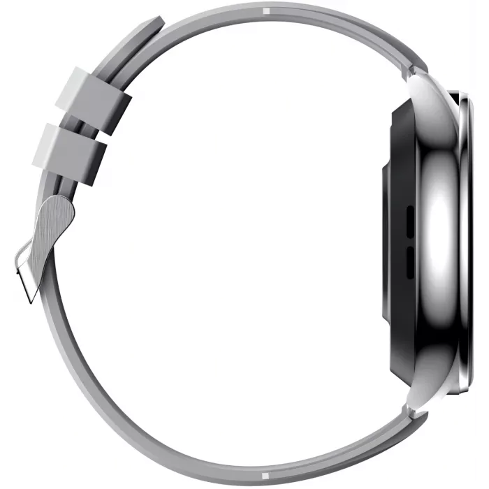 Смарт-часы Tecno Watch 4 1.39" TFT корп.серебристый рем.серый (W04)