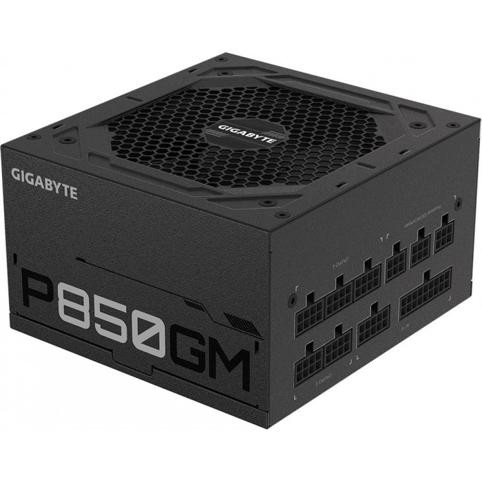 Блок питания Gigabyte ATX 850W GP-P850GM 80+ gold (20+4pin) APFC 120mm fan 8xSATA Cab Manag RTL