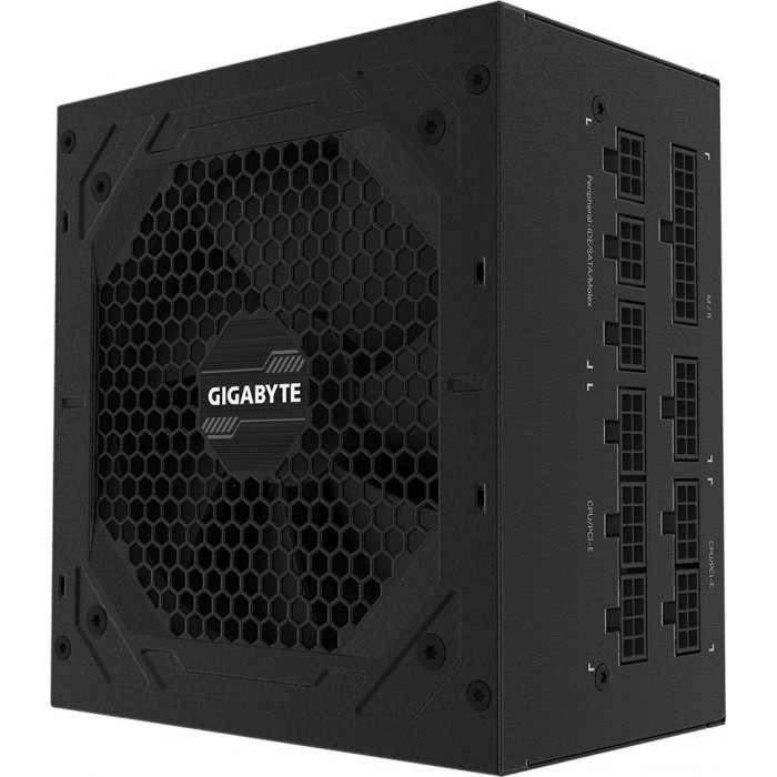 Блок питания Gigabyte ATX 850W GP-P850GM 80+ gold (20+4pin) APFC 120mm fan 8xSATA Cab Manag RTL