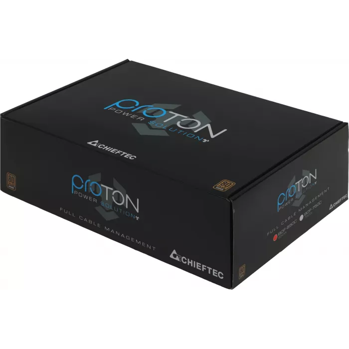 Блок питания Chieftec ATX 650W Proton BDF-650C 80+ bronze (20+4pin) APFC 140mm fan 6xSATA Cab Manag RTL