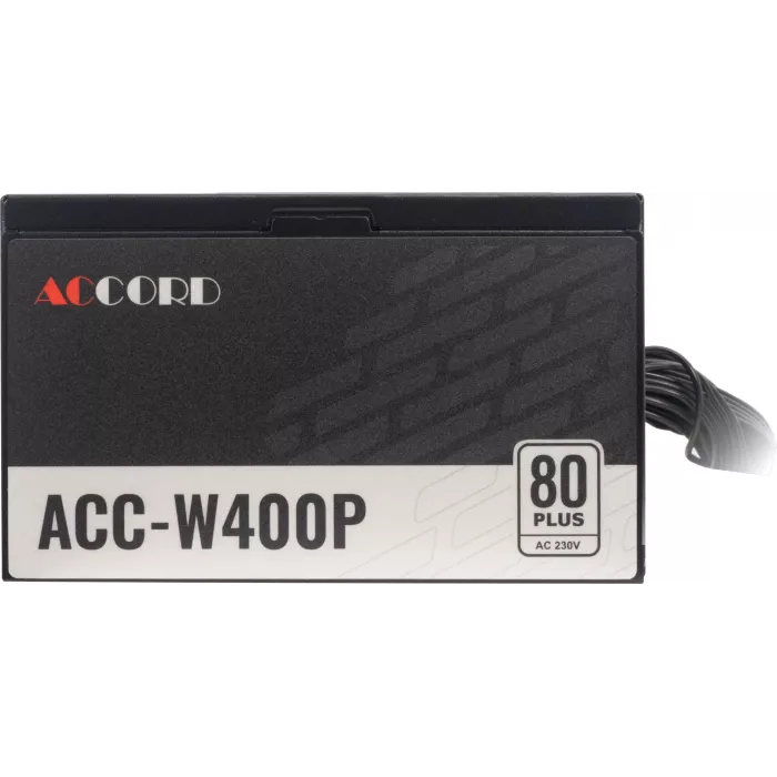 Блок питания Accord ATX 400W ACC-W400P 80+ white (20+4pin) APFC 120mm fan 6xSATA RTL