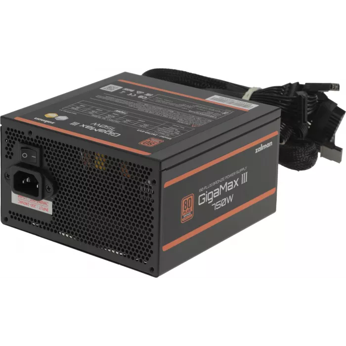 Блок питания Zalman ATX 750W ZM750-GV3 Gen.5 80+ bronze (20+4pin) APFC 120mm fan 6xSATA RTL