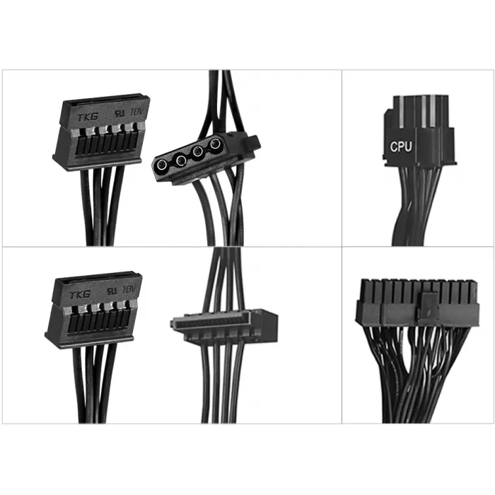 Блок питания KingPrice ATX 400W KPPSU400 (20+4pin) 120mm fan 3xSATA RTL