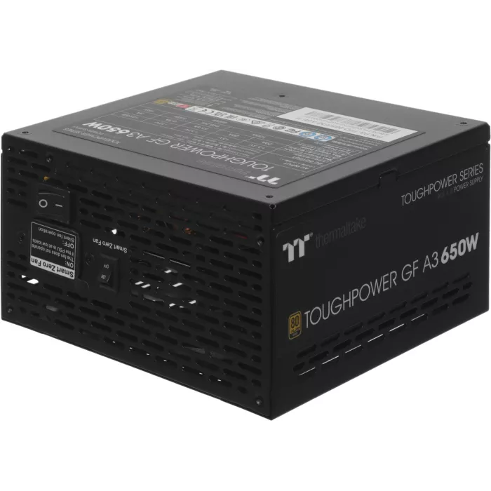 Блок питания Thermaltake ATX 650W Toughpower GF A3 Gen.5 80+ gold (20+4pin) APFC 120mm fan 8xSATA Cab Manag RTL