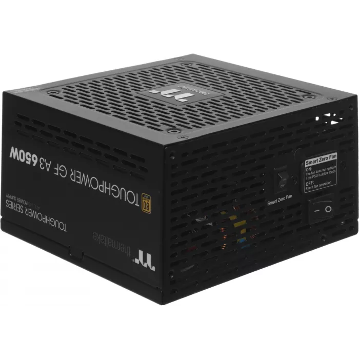 Блок питания Thermaltake ATX 650W Toughpower GF A3 Gen.5 80+ gold (20+4pin) APFC 120mm fan 8xSATA Cab Manag RTL